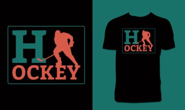 Hokey Vektör T-shirt Tasarımı