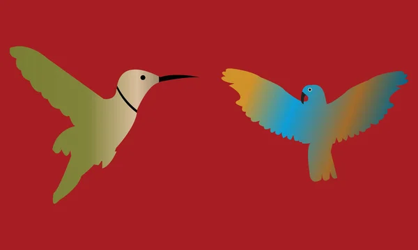 Uçan Kuş vektör çizim 
