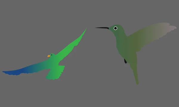 Flygande Fågel Vektor Illustration — Stock vektor