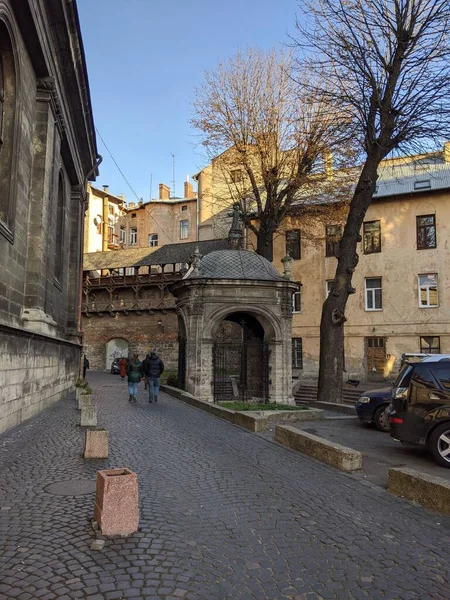 Widok Miasto Lwów Ukrainie — Zdjęcie stockowe