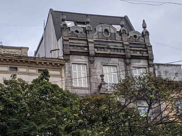 Ukrayna Daki Lviv Şehrindeki Eski Bina — Stok fotoğraf