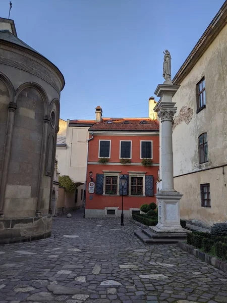 Vista Cidade Lviv Ucraniano — Fotografia de Stock