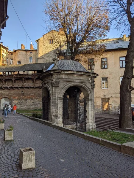 Vista Para Cidade Lviv — Fotografia de Stock