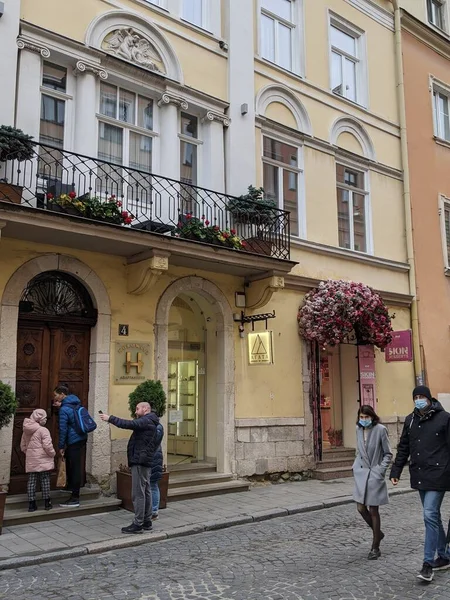 Lviv Old City European Cities — Stock Photo, Image