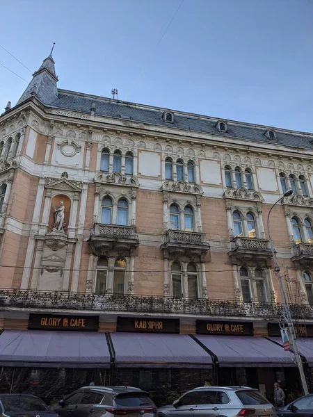 Straatbeeld Van Stad Lviv — Stockfoto