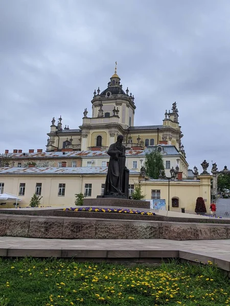 Widok Miasto Lwów Ukrainie — Zdjęcie stockowe