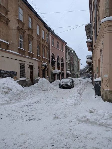 Ukrayna Daki Lviv Şehrinin Manzarası — Stok fotoğraf