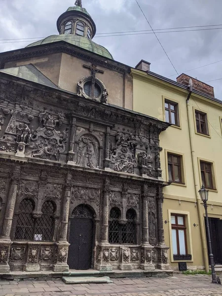 Casco Antiguo Ciudad Lviv Ucrania — Foto de Stock