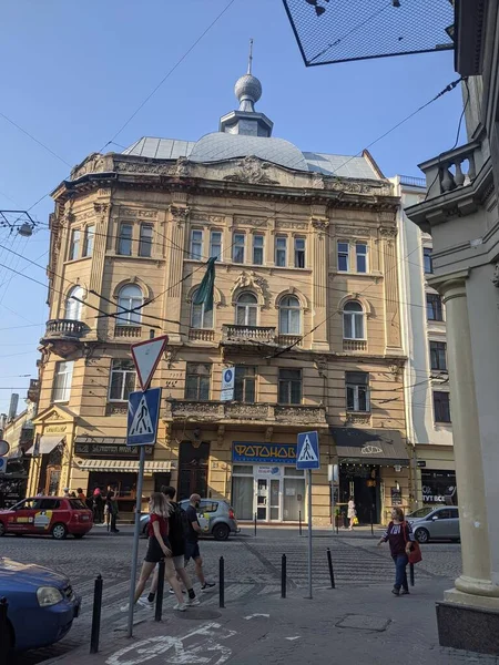 Staden Lviv Ukraina — Stockfoto