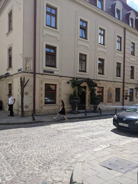 Street City Lviv Ukraine — Stock Photo, Image