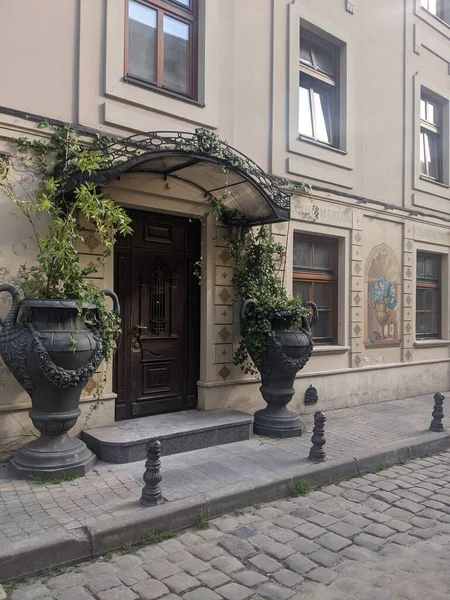 Mooie Architectuur Stad Lviv Oekraïne — Stockfoto