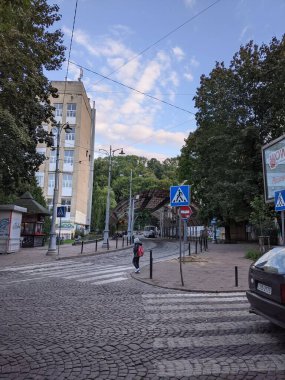 Şehir sokaklarının manzarası