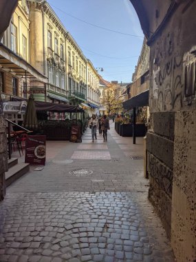 Ukrayna 'daki Lviv şehrinin manzarası