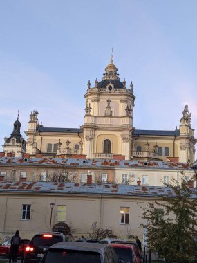 Ukrayna 'daki Lviv şehrinin manzarası