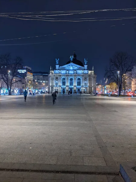 Stad Lviv Ukraine — Stockfoto