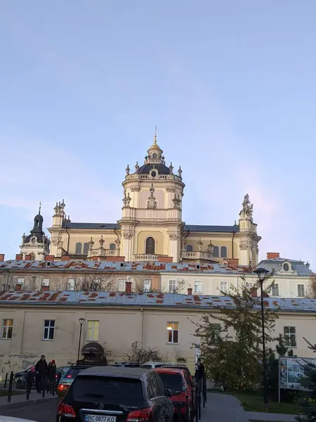 Vista Ciudad Lviv Ucrania — Foto de Stock