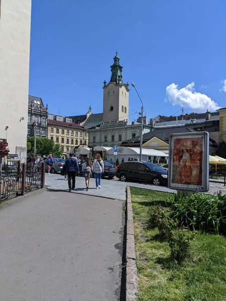 View City Lviv Ukraine — Stock Photo, Image