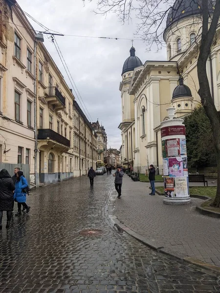 Die Altstadt Von Lwiw Der Ukraine — Stockfoto