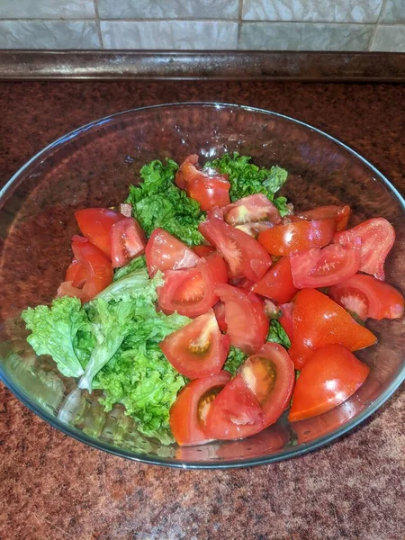 Salade Aux Légumes Fromage — Photo