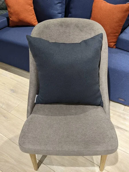 Bequemer Sessel Auf Weißem Hintergrund Draufsicht — Stockfoto