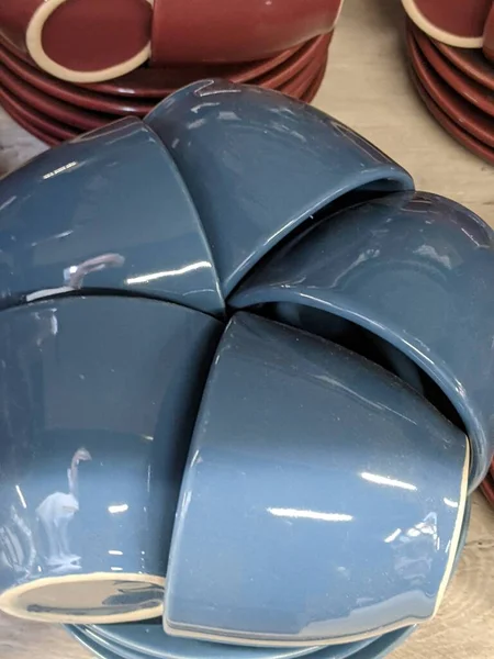 Close Ceramic Cups — Fotografia de Stock