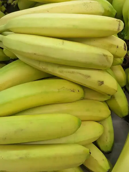 Bunch Fresh Raw Banana Market — Zdjęcie stockowe