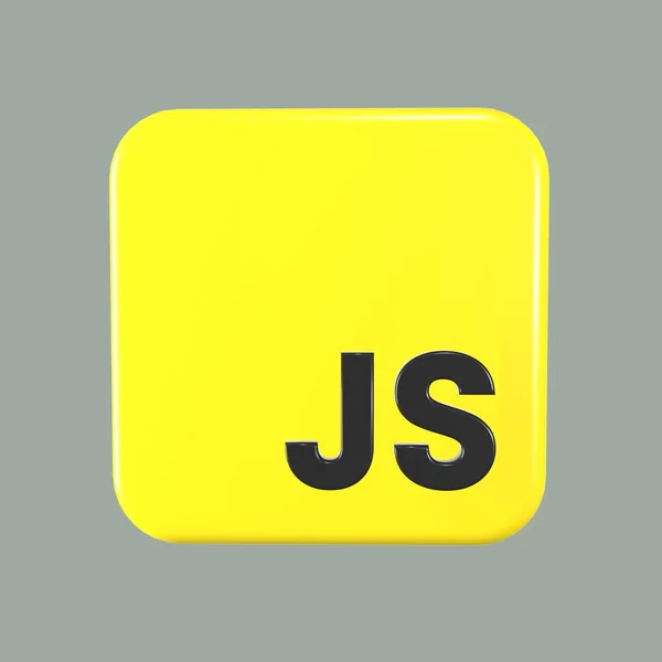 Stylized Javascript Icon Design — ストック写真