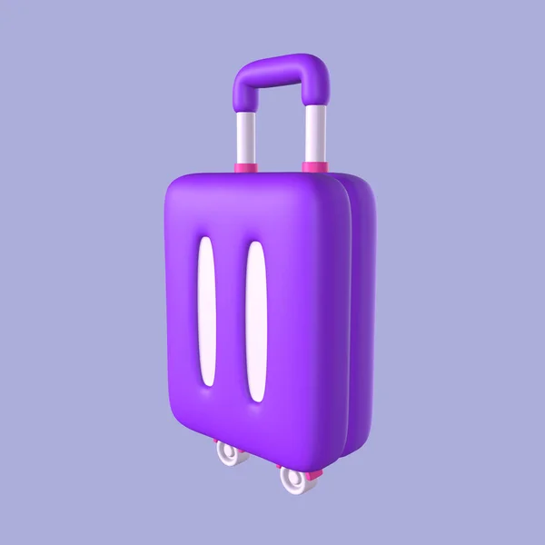 Stylized Luggage Illustration Design — 图库照片