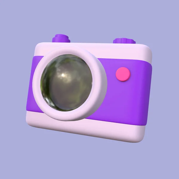 Illustration Digital Camera Side View — стокове фото