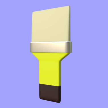 Boya fırçası 3D çizimi