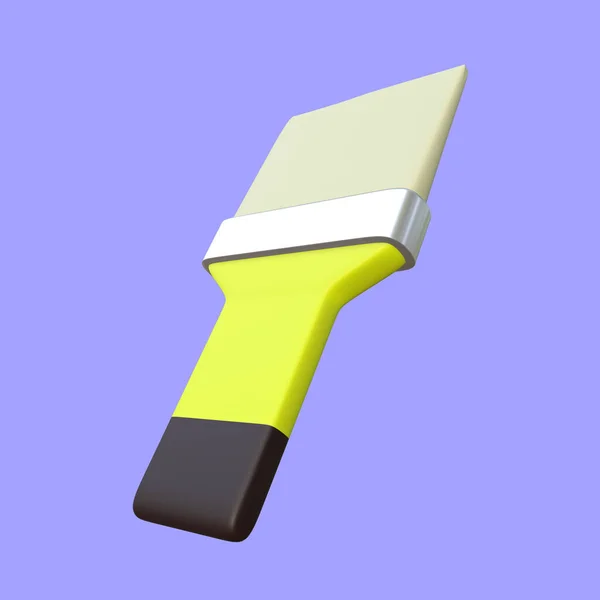 Stylized Paint Brush Illustration — Stock Photo, Image