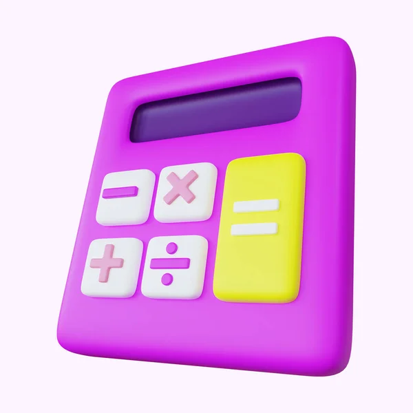 Desain Kalkulator Stylized Untuk Desain Akuntansi — Stok Foto