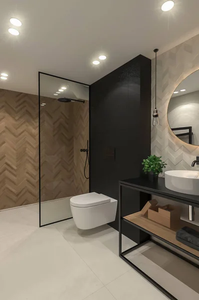 3d rendering minimalist industrial house interior design