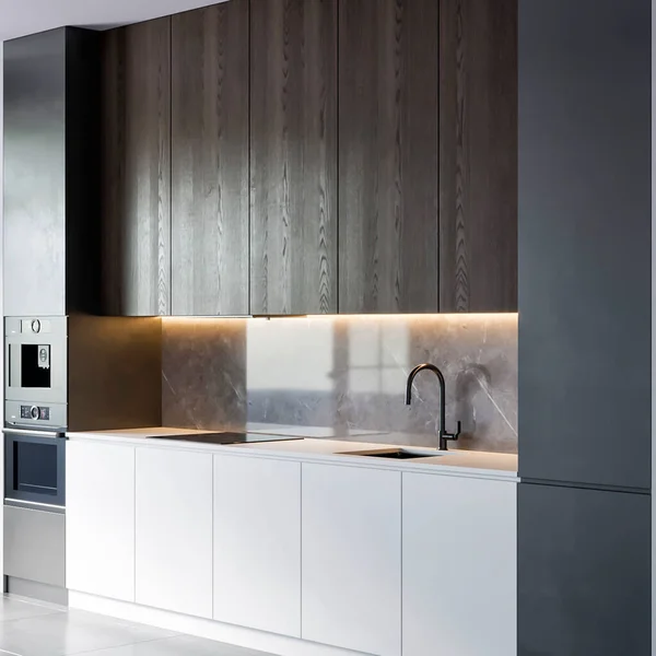 Rendering Modern Luxury Sink Bathroom Furniture Interior Design — 스톡 사진