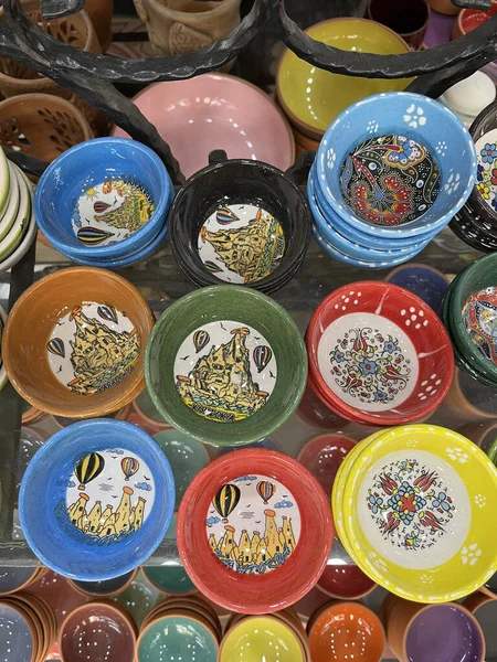 Traditional Moroccan Pottery Market — Foto de Stock