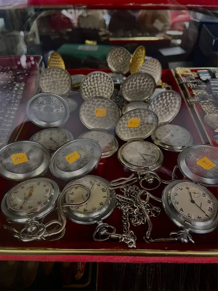 Old Pocket Watch Junk Shop Vintage — Foto de Stock