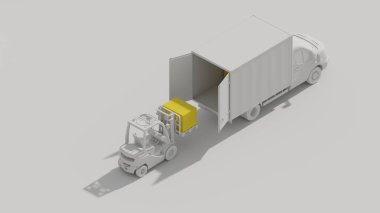 3D görüntüleme iletimi izometrik