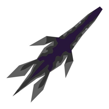 Tarih öncesi bir yaratığın renkli soyut geometrik vektör çizimi.
