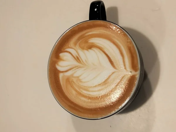 Schokolade Latte Cappuccino Kaffee — Stockfoto