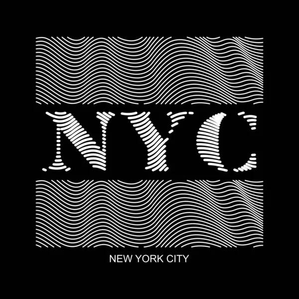 ニューヨークデザインタイポグラフィ グランジ背景ベクトルデザインテキストイラスト サイン Tシャツグラフィック プリント — ストックベクタ