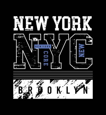 NEW YORK CITY grunge tasarım tipografi, vektör tasarım metin illüstrasyonu, poster, afiş, el ilanı, kartpostal, imza, t shirt grafikleri, yazdırma vs.