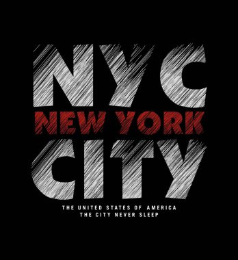 NYC New York şehri tasarım tipografisi, Grunge arkaplan vektör tasarımı metin tasarımı illüstrasyonu, imza, t-shirt grafikleri, baskı.
