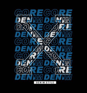 CORE tekrar tasarım tipografisi, vektör tasarım metin illüstrasyonu, poster, afiş, broşür, kartpostal, imza, t gömlek grafikleri, yazdırma vs.