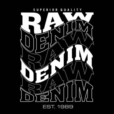 ham kot dalgası tasarım tipografisi, vektör tasarım metin çizimi, işaret, t-shirt grafikleri, yazdırma.