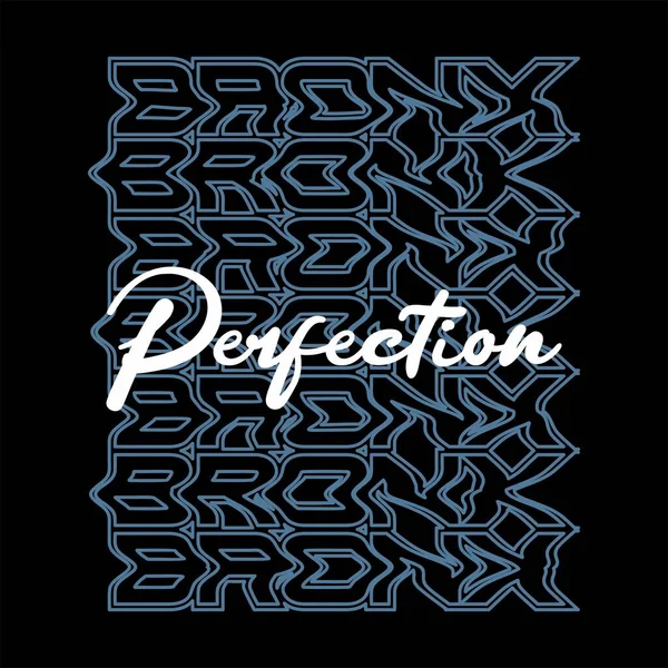 Bronx tekrar dalga etkisi tasarım tipografisi, vektör tasarım metin illüstrasyonu, işaret, t gömlek grafikleri, yazdırma.