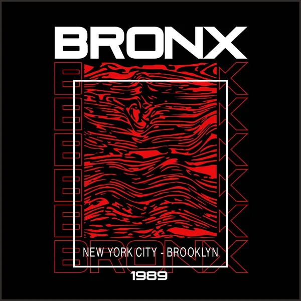 BRONX Grunge tasarım tipografisi, Grunge arkaplan vektör tasarımı metin tasarımı illüstrasyonu, işaret, t gömlek grafikleri, yazdırma.