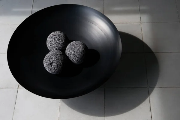 Granite Ball Stone Sphere Ideal Granite Your Exterior Interior Setting — Fotografia de Stock