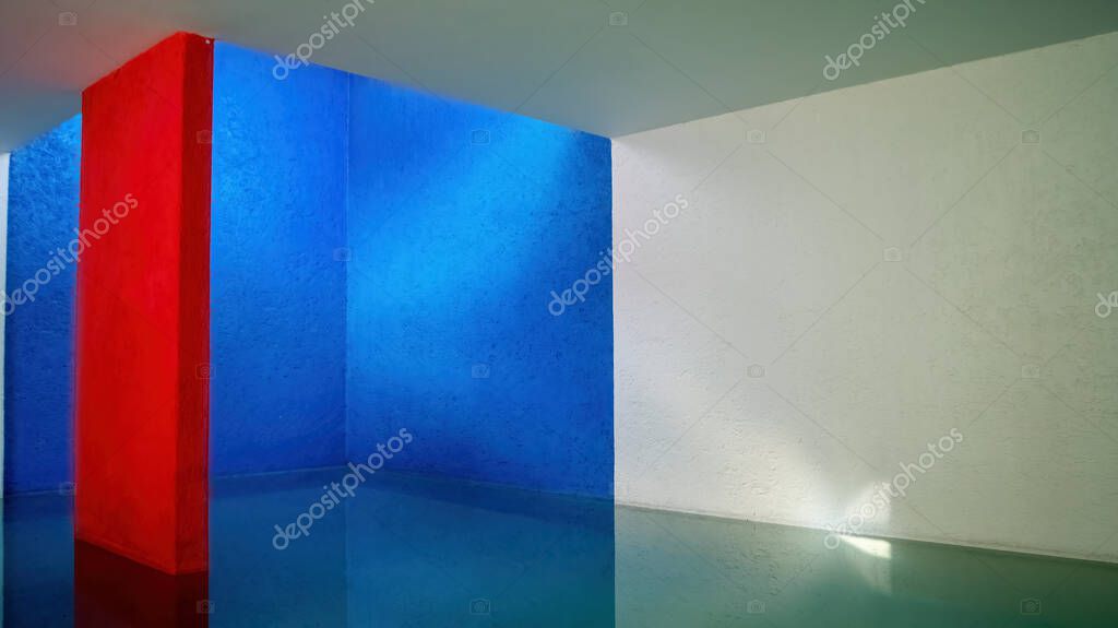 interior of the gilardi house of the famous architect luis barragan ...