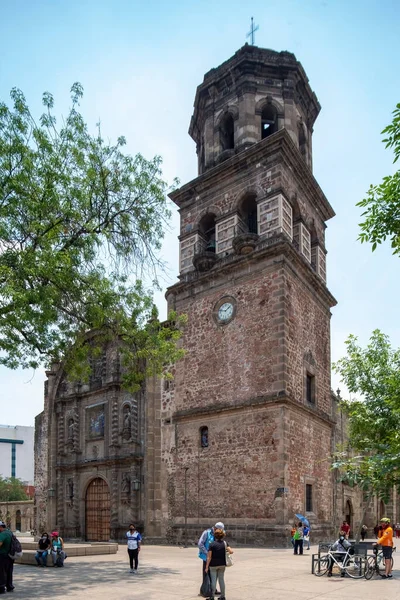 chapel Old building, village church, colonial architecture walls, aged wooden door, with steel rivets,