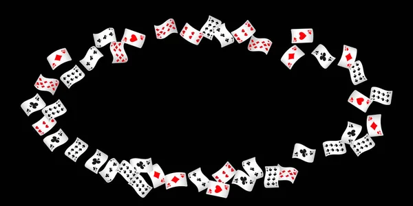Casino Banners Template Advertising Parties Events Vegas Concept Winning Gambling — Vector de stock